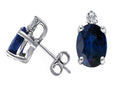 Tommaso Design™ Genuine Sapphire Earrings