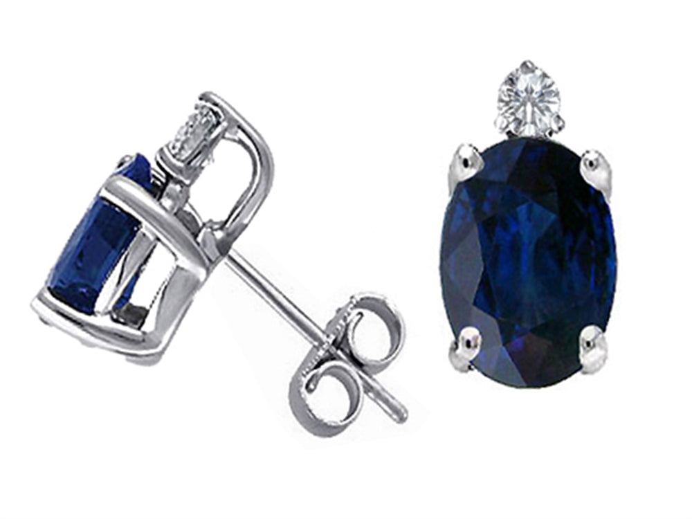 Tommaso Design™ Genuine Sapphire Earrings