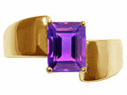Tommaso Design™ Genuine Amethyst Ring