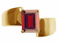 Tommaso Design™ Genuine Garnet Ring