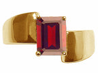 Tommaso Design™ Genuine Garnet Ring
