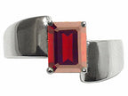 Tommaso Design™ Genuine Garnet Ring