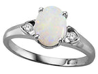 Tommaso Design™ Genuine Opal Ring
