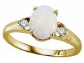 Tommaso Design™ Genuine Opal Ring