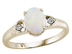 Tommaso Design™ Genuine Opal Ring