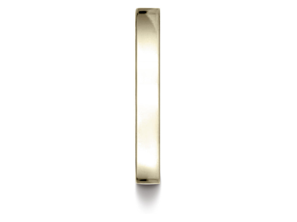 Benchmark® 14k Gold 3mm Traditional Flat Wedding Band / Ring