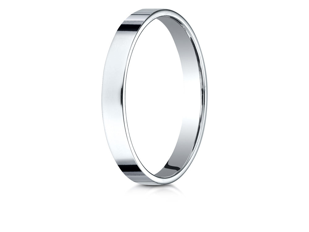 Benchmark® 14k Gold 3mm Traditional Flat Wedding Band / Ring