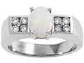 Tommaso Design™ Genuine Opal Ring