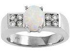 Tommaso Design™ Genuine Opal Ring