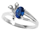 Tommaso Design™ Genuine Sapphire Ring