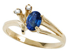 Tommaso Design™ Genuine Sapphire Ring
