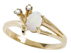Tommaso Design™ Genuine Opal Ring