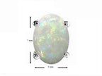 Tommaso Design™ Oval 7x5mm Genuine Opal Earrings Studs