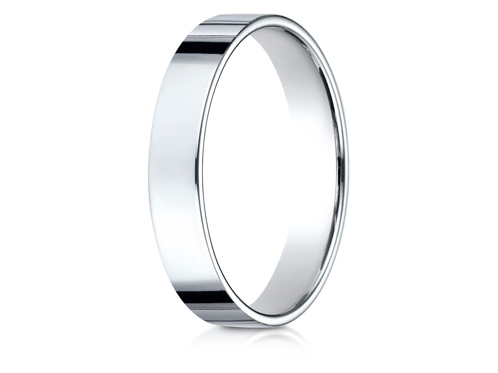 Benchmark® 14k Gold 4.0mm Traditional Flat Wedding Band / Ring