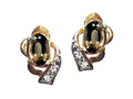 Tommaso Design™ Oval 6x4 mm Genuine Smoky Quartz Earrings