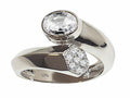 Tommaso Design™ Genuine White Topaz Ring