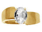 Tommaso Design™ Genuine White Topaz Ring