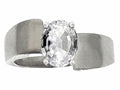 Tommaso Design™ Genuine White Topaz Ring