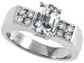 Tommaso Design™ Genuine White Topaz Ring