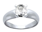 Tommaso Design™ Genuine White Topaz Ring