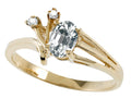 Tommaso Design™ Genuine White Topaz Ring