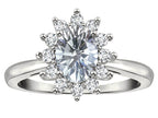 Tommaso Design™ Genuine White Topaz Ring