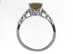 Tommaso Design™ Oval 8x6mm Genuine Smoky Quartz Ring