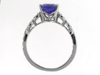Tommaso Design™ Oval 8x6mm Genuine Iolite Ring