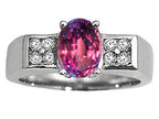 Tommaso Design™ Oval 8x6 mm Simulated Alexandrite And Ring