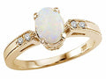 Tommaso Design™ Genuine Opal Ring