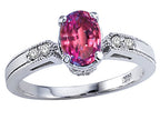 Tommaso Design™ Oval 7x5mm Simulated Alexandrite Ring