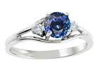 Star K Genuine Sapphire Ring
