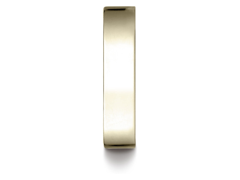 Benchmark® 14k Gold 5mm Traditional Flat Wedding Band / Ring