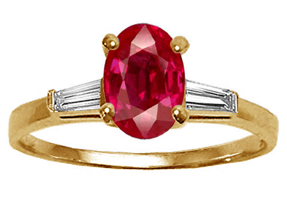 Tommaso Design Created Ruby Engagement Ring