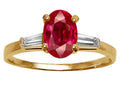 Tommaso Design Created Ruby Engagement Ring