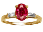 Tommaso Design Created Ruby Engagement Ring