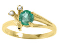 Tommaso Design Genuine Emerald Ring