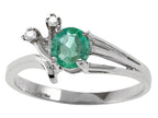 Tommaso Design Genuine Emerald Ring