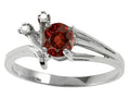 Tommaso Design Genuine Garnet Ring
