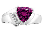 Tommaso Design Genuine Rhodolite Ring