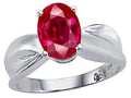 Tommaso Design Created Ruby Solitaire Ring