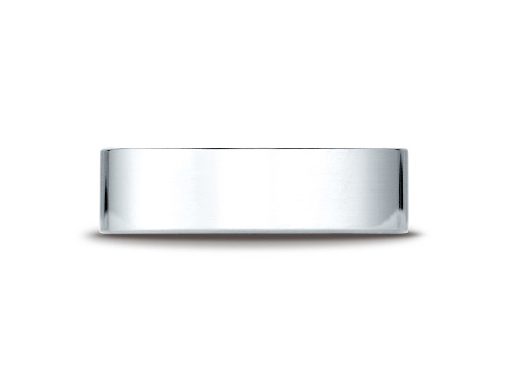 Benchmark® 14k Gold 6mm Traditional Flat Wedding Band / Ring