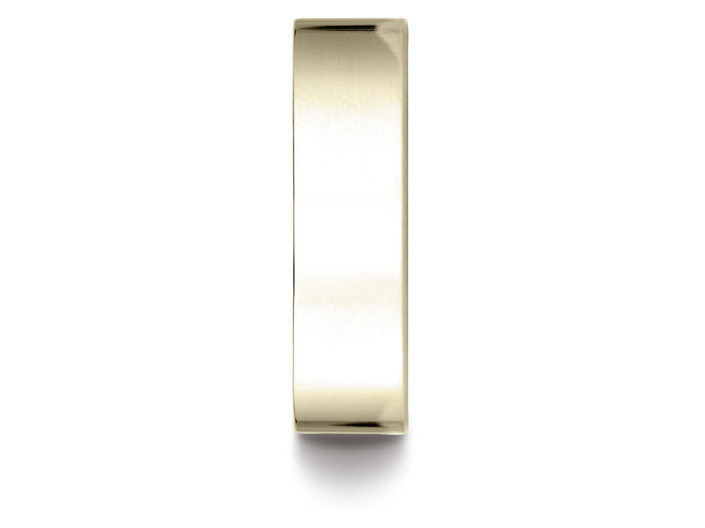 Benchmark® 14k Gold 6mm Traditional Flat Wedding Band / Ring