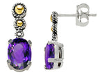Genuine Amethyst Earrings