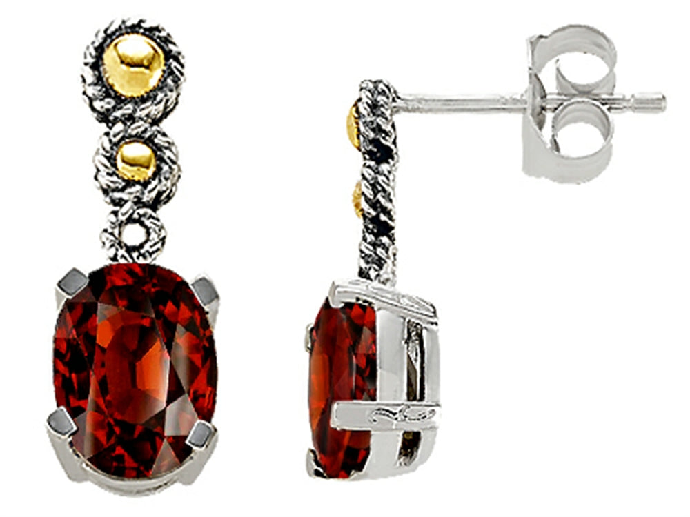 Genuine Garnet Earrings