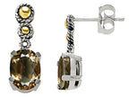 Genuine Smoky Quartz Earrings