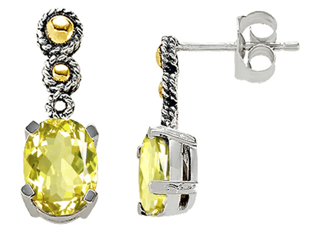 Genuine Lemon Quartz Earrings