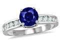 Star K Round 7mm Created Sapphire Ring
