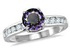 Star K Round 7mm Simulated Alexandrite Ring