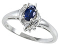 Tommaso Design Genuine Sapphire Ring